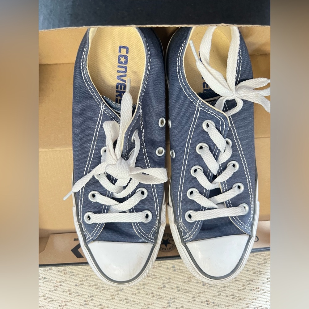 Converse Dark Blue Canvas Shoes